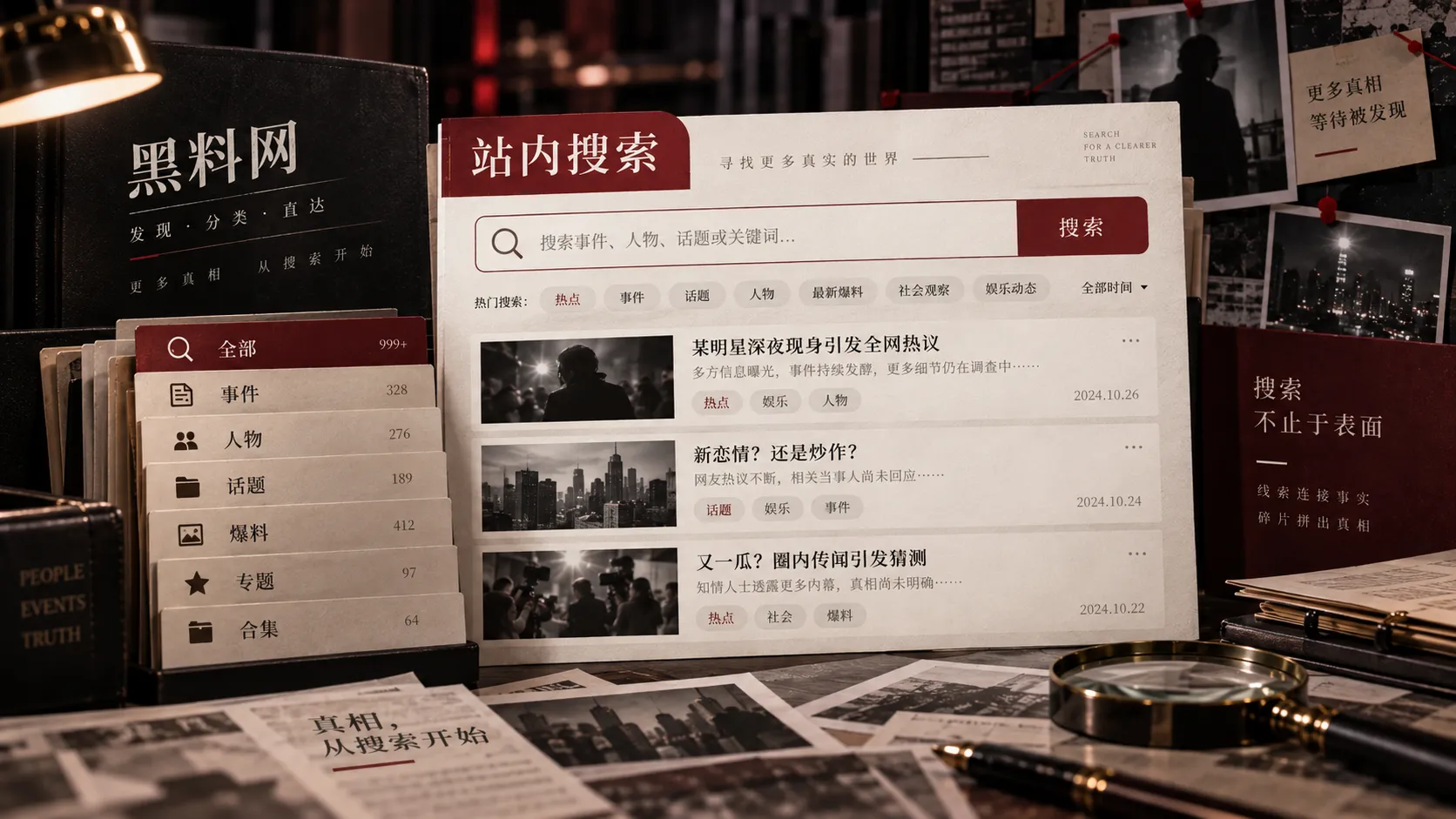 网络话题公开来源核对与检索示意